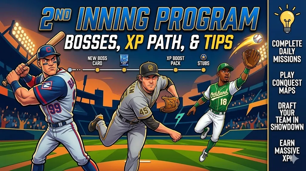 MLB The Show 26: 2nd Inning Program Bosses, XP Path, and Tips