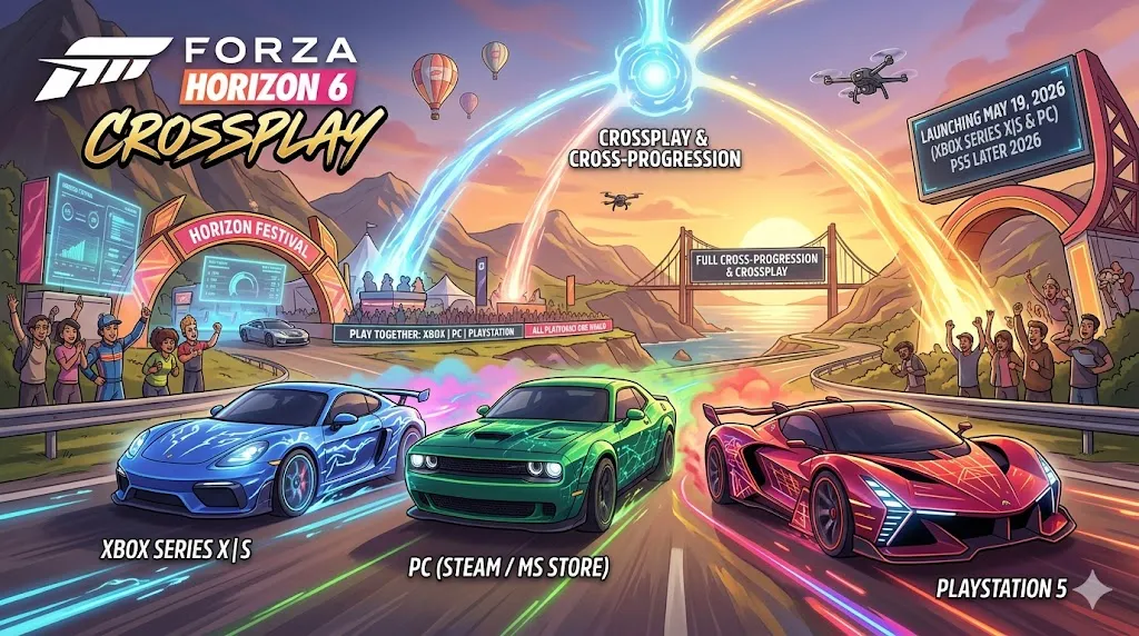 Forza Horizon 6 Crossplay