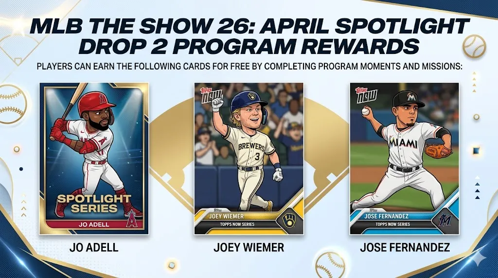 MLB The Show 26: April Spotlight Drop 2 Program Rewards