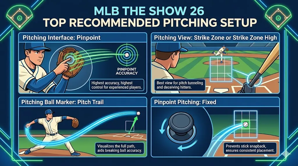 MLB The Show 26 Top Recommended Pitching Setup
