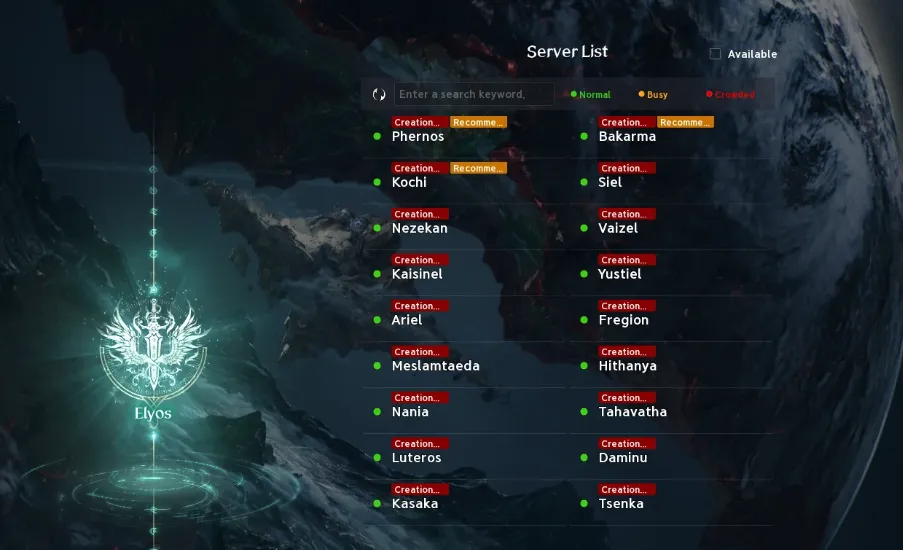 AION 2 Character Creation is Restricted on This Server