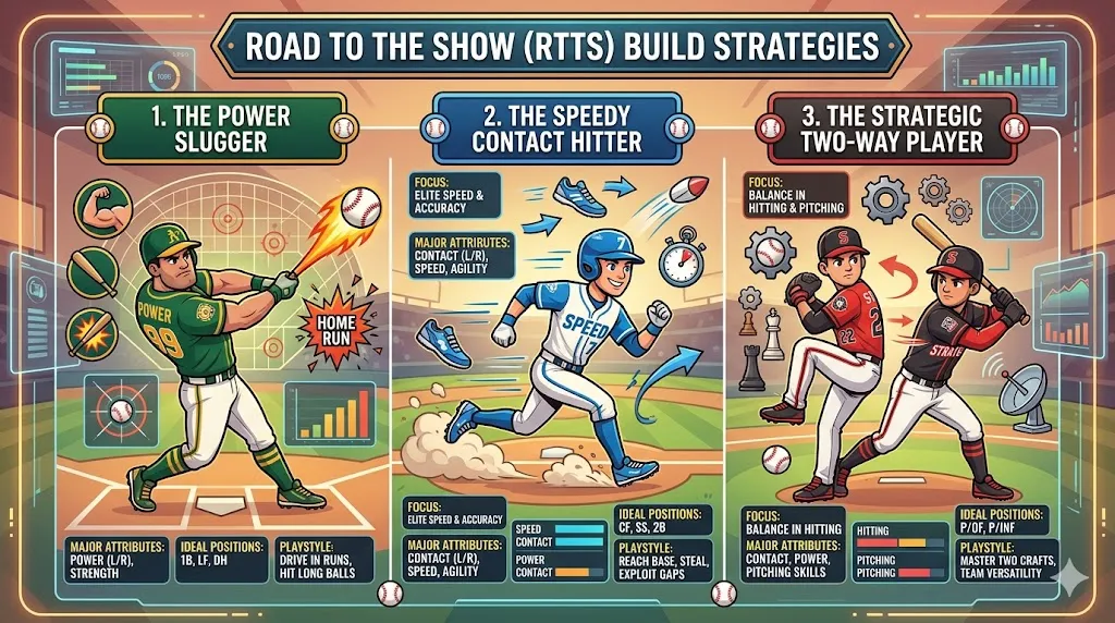 Road to the Show (RTTS) Build Strategies