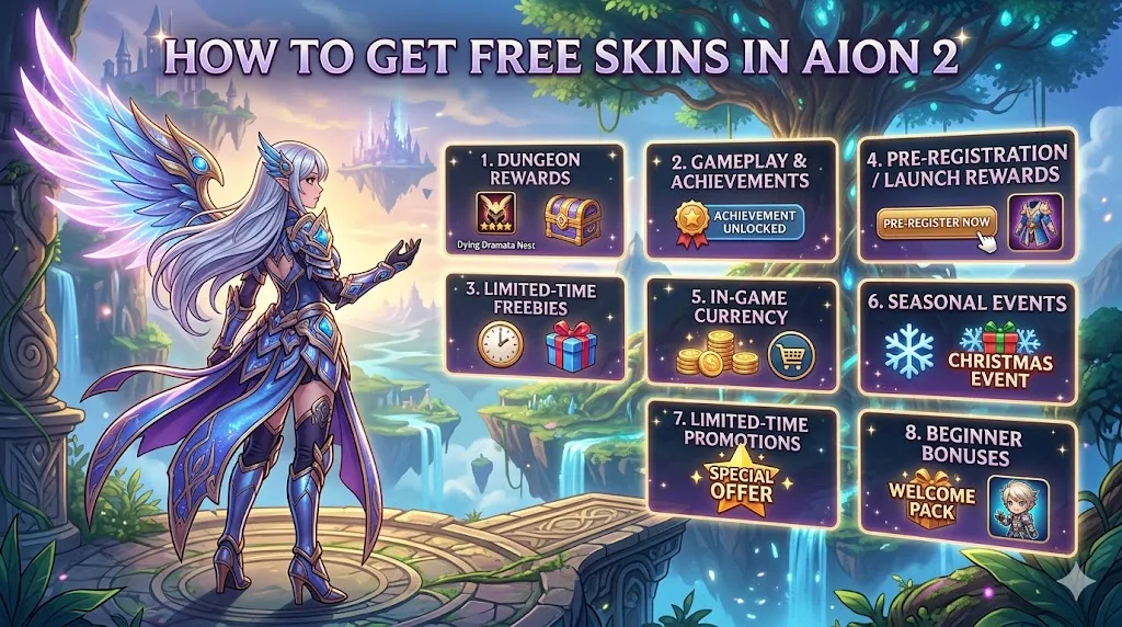 How to Get Free Skins in Aion 2