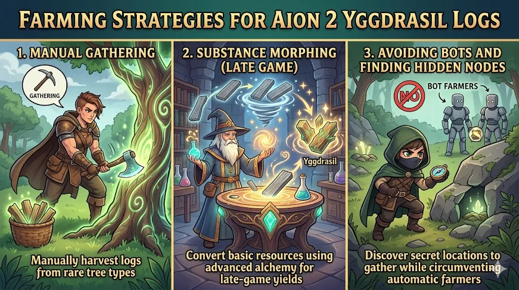 Farming Strategies for Aion 2 Yggdrasil Logs
