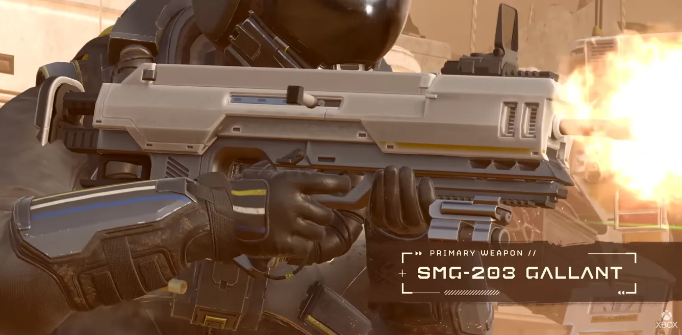 Helldivers 2 SMG-203 Gallant