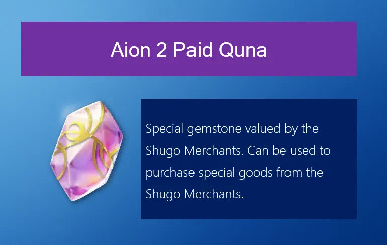 Aion 2 Paid Quna