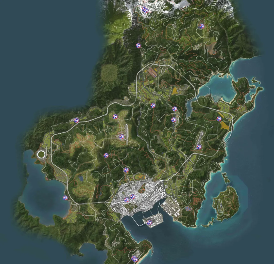 Forza Horizon 6 Photo Locations