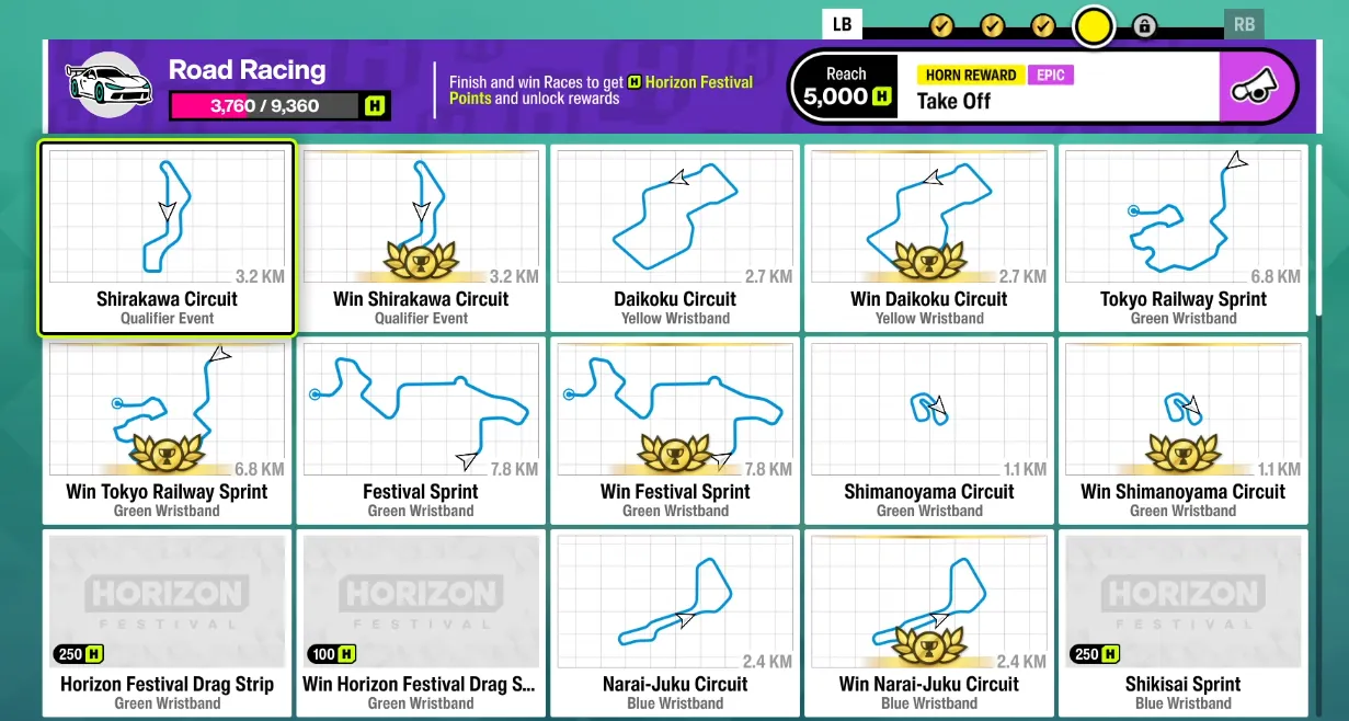 Unlock the Full Grid (Get the Gold Wristband)