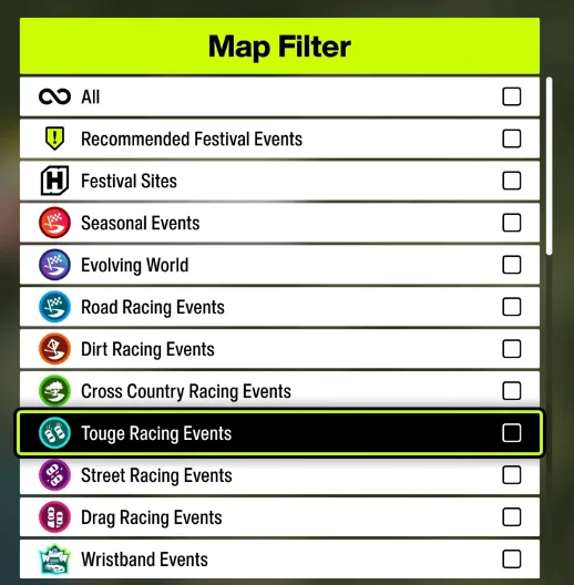 Touge Racing Events