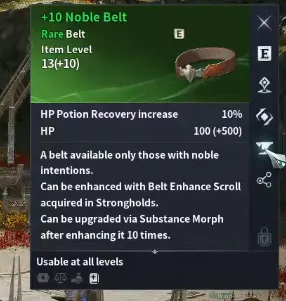 Level the Belt to +10 Aion 2