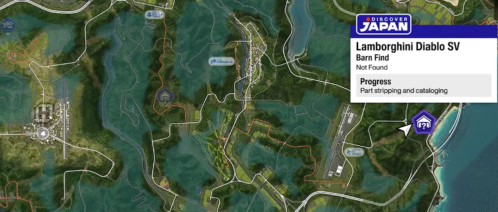 1997 Lamborghini Diablo SV Location