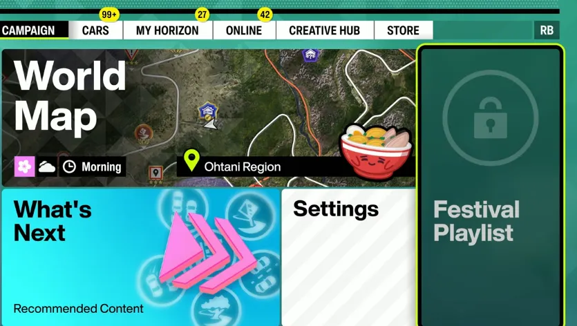 How To Unlock The Festival Playlist In Forza Horizon 6