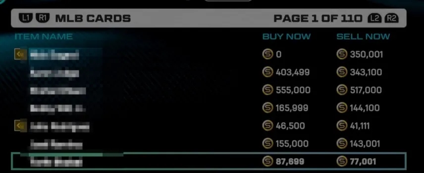 MLB 26 Master Market Flipping