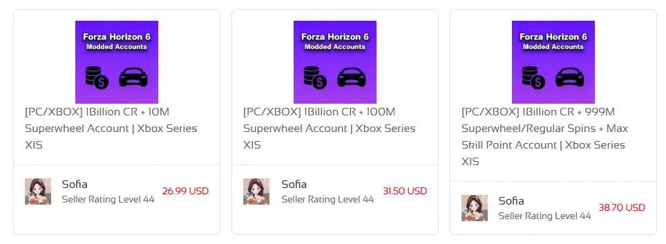 buy Forza Horizon 6 mods