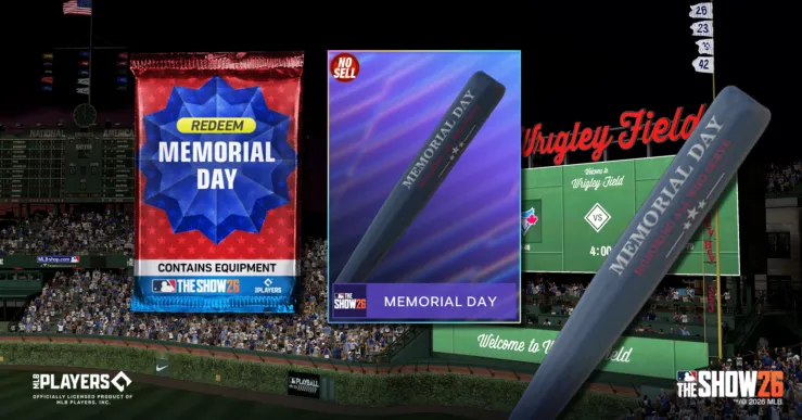 Memorial Day Bat Skin