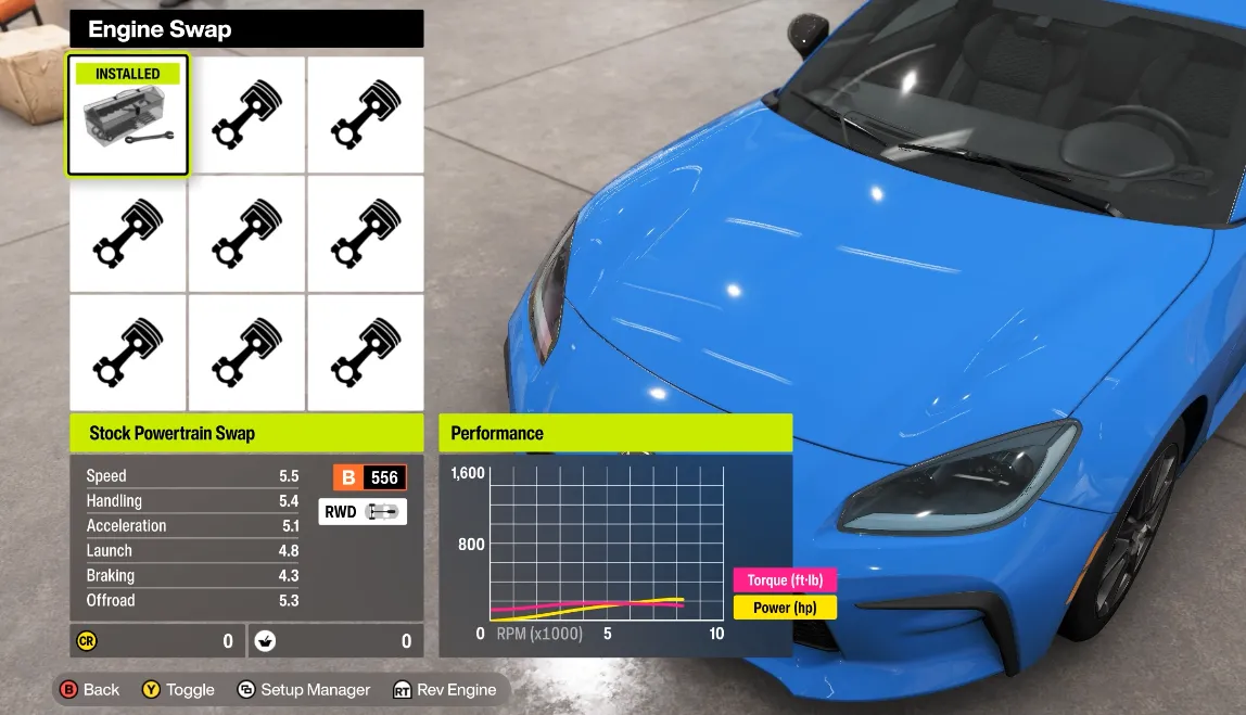 Forza Horizon 6 Engine swaps