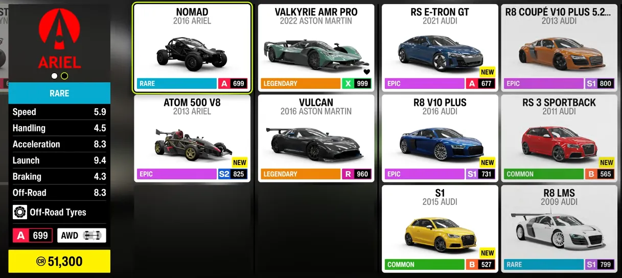 Forza Horizon 6 vehicle