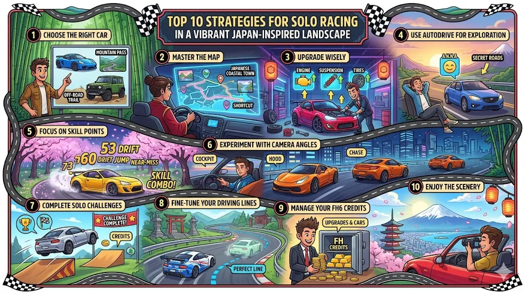 Top 10 Strategies for Solo Racing in Forza Horizon 6