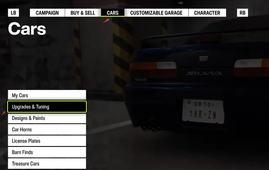 Enter Upgrades & Tuning