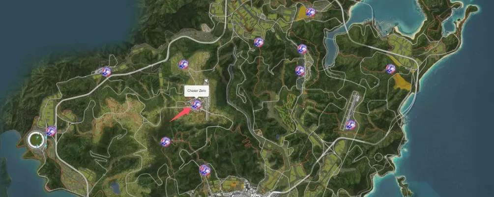 Chaser Zero Map Location