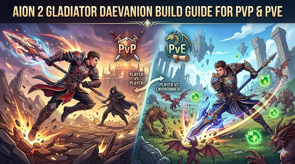 Aion 2 Gladiator Daevanion Build Guide For PvP & PvE