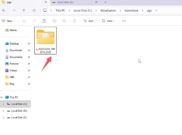 Rename the Directory