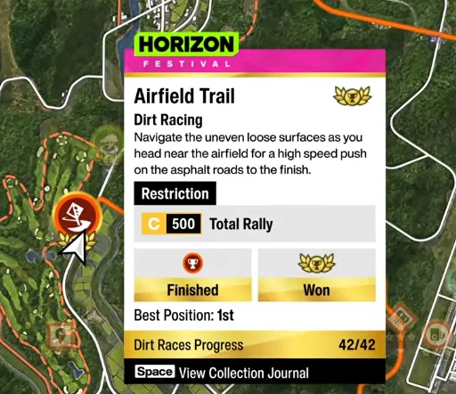 FH6 Airfield Trail Dirt Racing