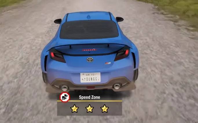 Earn 3 Stars at Speed Zones
