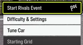 Start the Rivals event