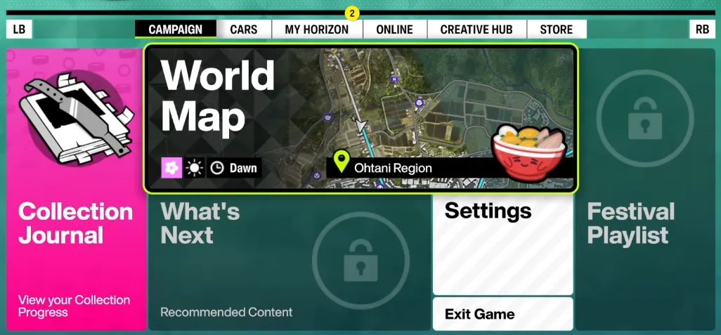 Open the Settings Menu