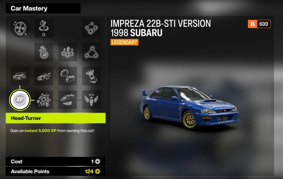 Upgrade in Car Mastery