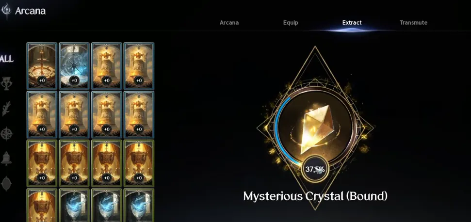 Extract Unused Arcana Cards