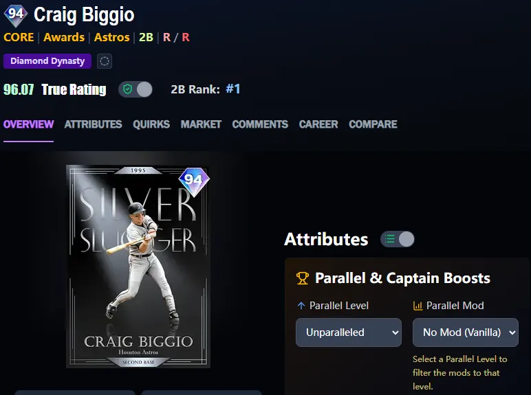 Rank 2 Second Baseman(2B) In MLB The Show 26