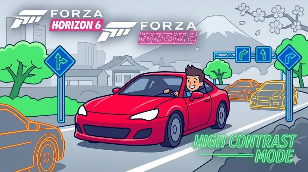 Forza Horizon 6 High Contrast Mode