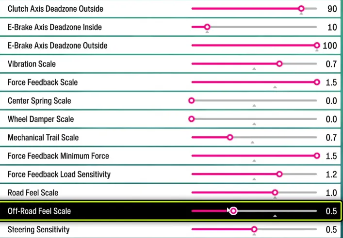 Best Forza Horizon 6 Wheel Settings Xbox