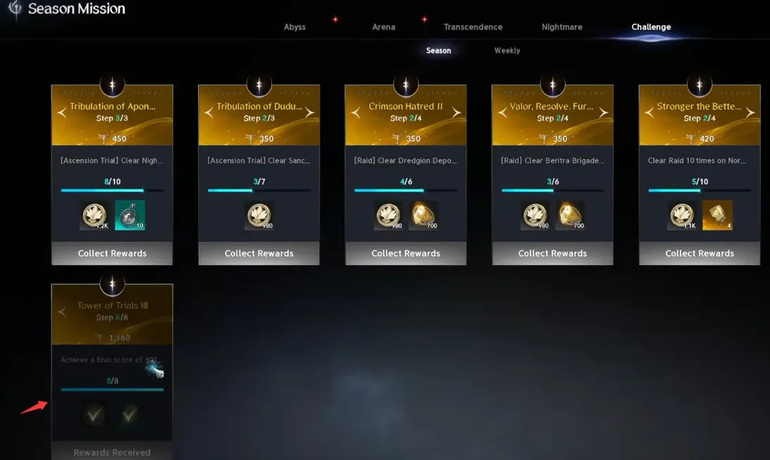 Get Free Crystals From Season Missions
