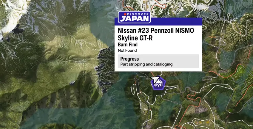 Nissan #23 Pennzoil NISMO Skyline GT-R Location