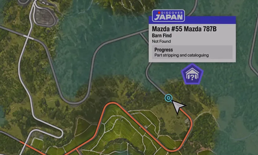1991 Mazda #55 Mazda 787B Location