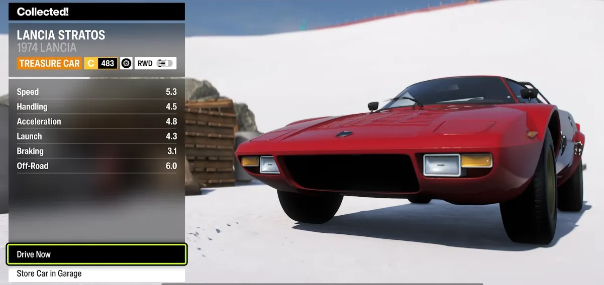 Forza Horizon 6 1974 Lancia Stratos HF Stradale