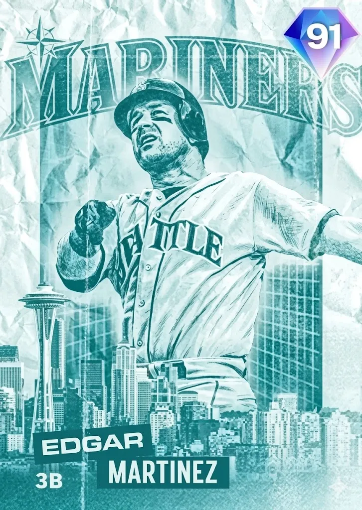 Edgar Martinez, 3B, SEA (91 OVR)