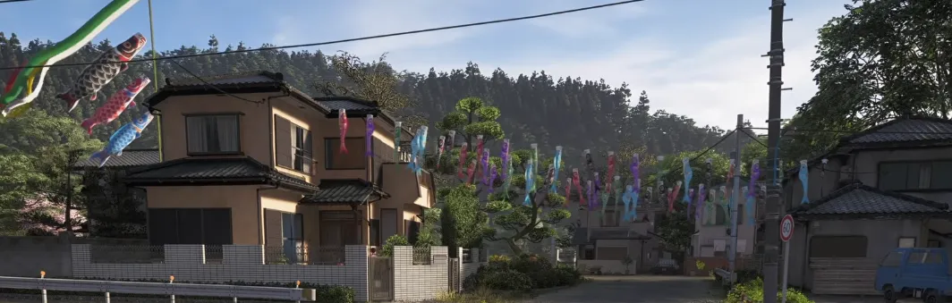 Koinobori Fish Flags in Forza Horizon 6