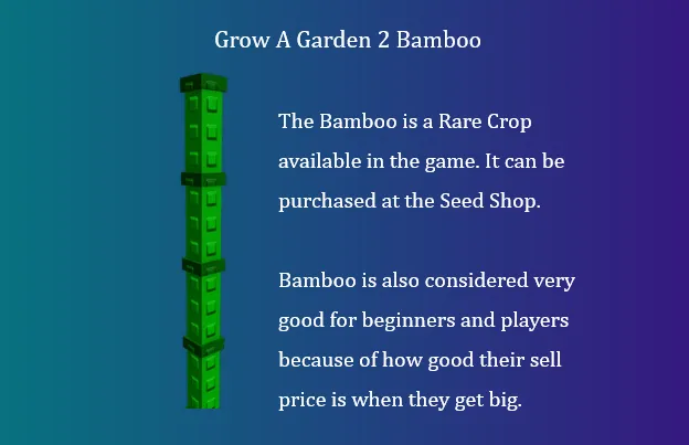 Grow A Garden 2 Bamboo
