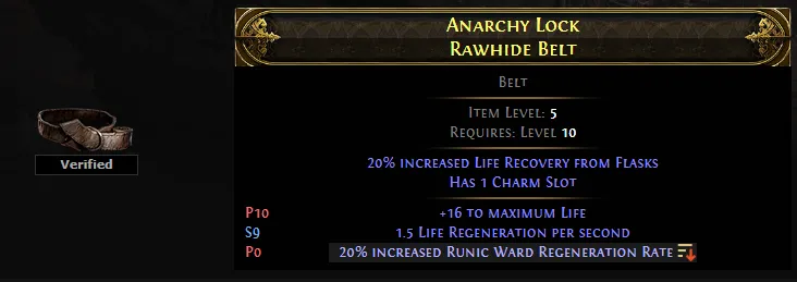 PoE 2 Runic Ward