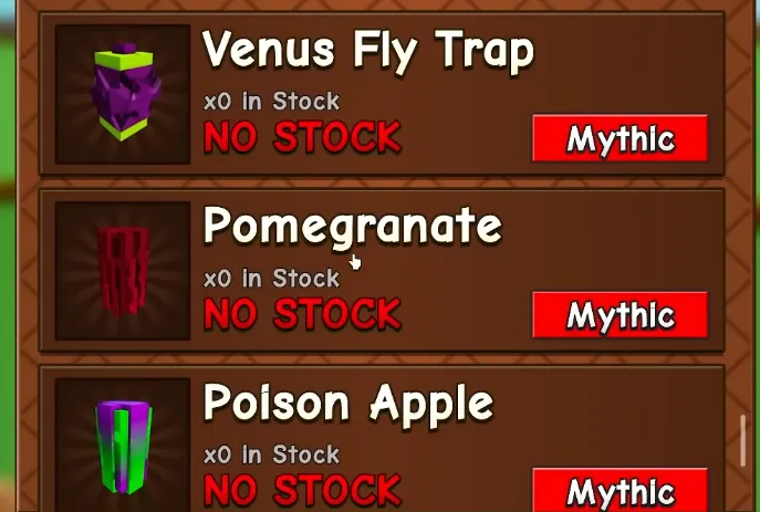 Grow A Garden Mythic Plant