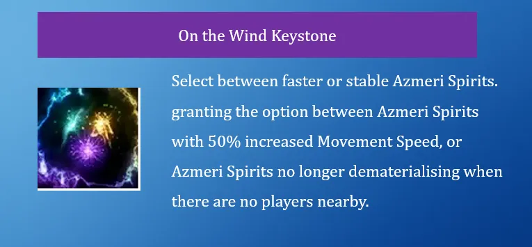 PoE 2 On the Wind Keystone