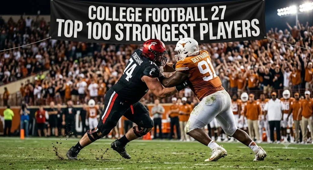 College Football 27 Top 100 Strongest Players