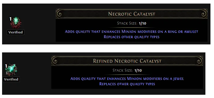 PoE 2 Necrotic Catalyst