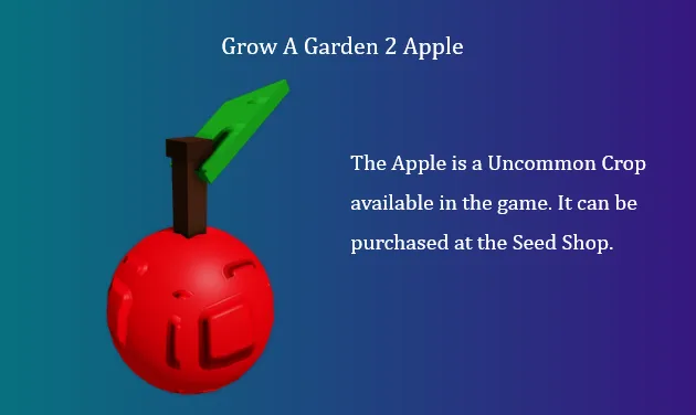 Grow A Garden 2 Apple