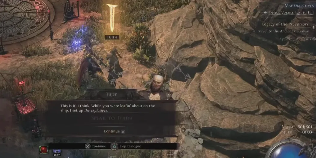 PoE 2 meet up with Tujen