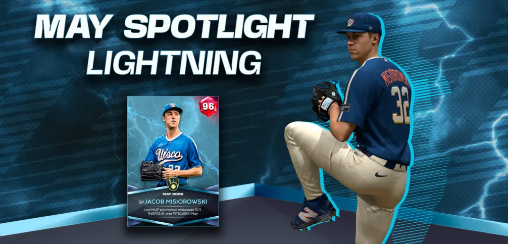 MLB The Show 26 Jacob Misiorowski 96 OVR